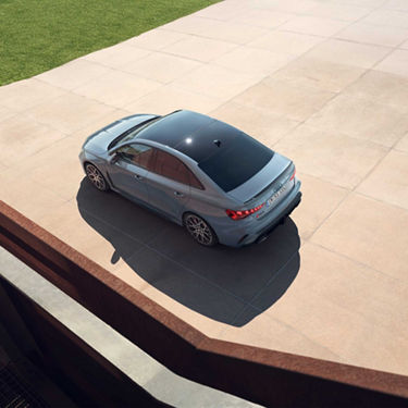 RS 3 Sedan from above