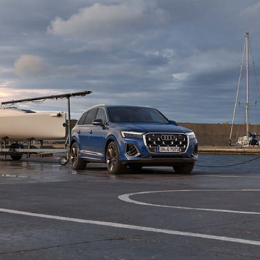 Seats of the Audi Q7 SUV