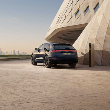 Audi Q8 SUV TFSI e Charging at home