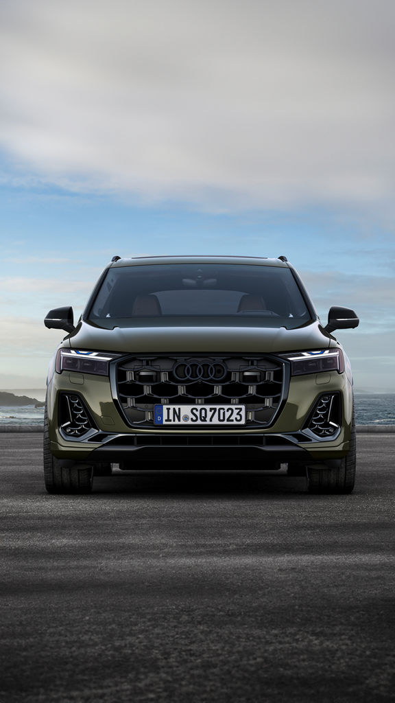 Foto de un coche híbrido enchufable de Audi.