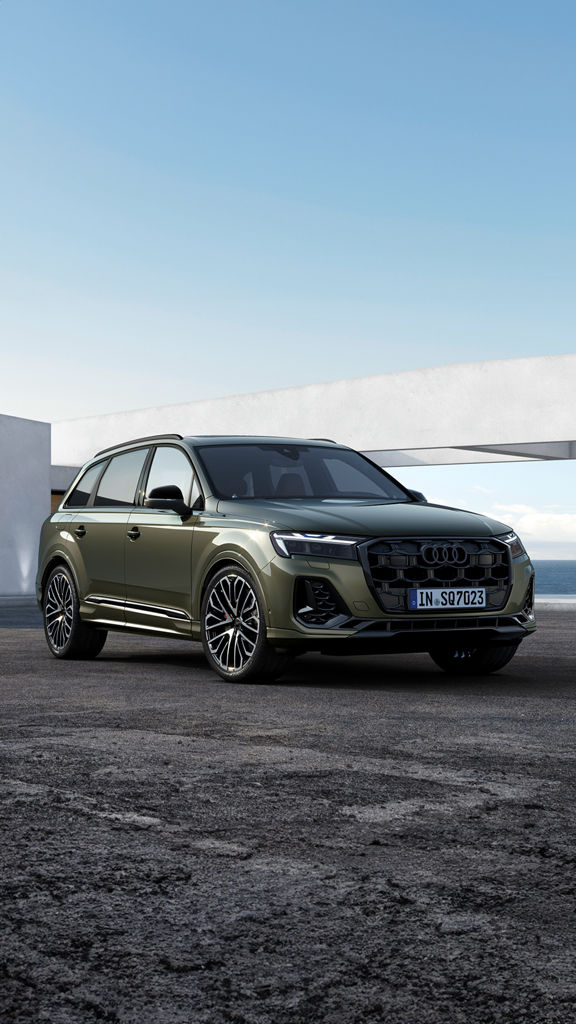 Foto de un coche híbrido enchufable de Audi.