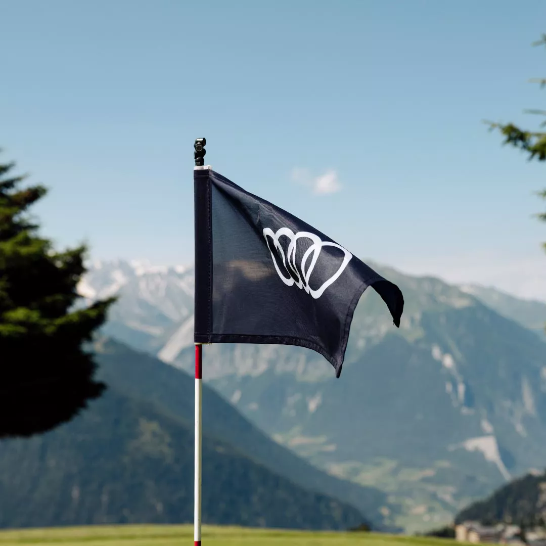 Golffahne mit 4 Ringen