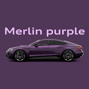 Merlin purple e-tron GT