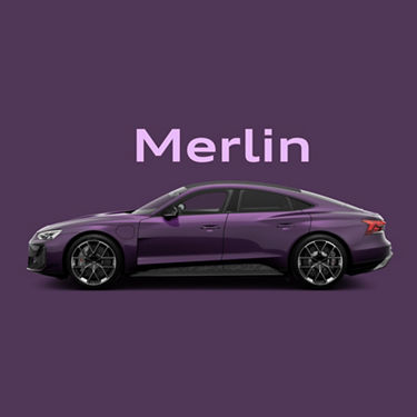 Merlin violet e-tron GT