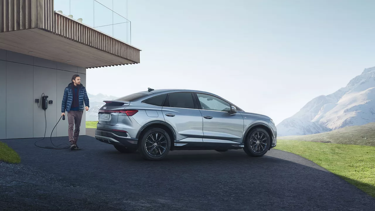 Audi Q4 Sportback e-tron in Bergen.