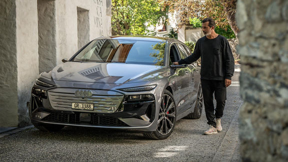 Andreas Caminada beim Anrichten eines Gerichts