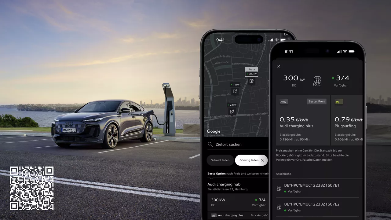 Übersicht zur Audi Stage App
