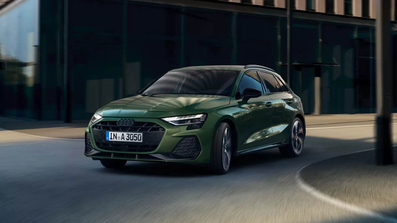 Audi A3 Sportback auf der Straße