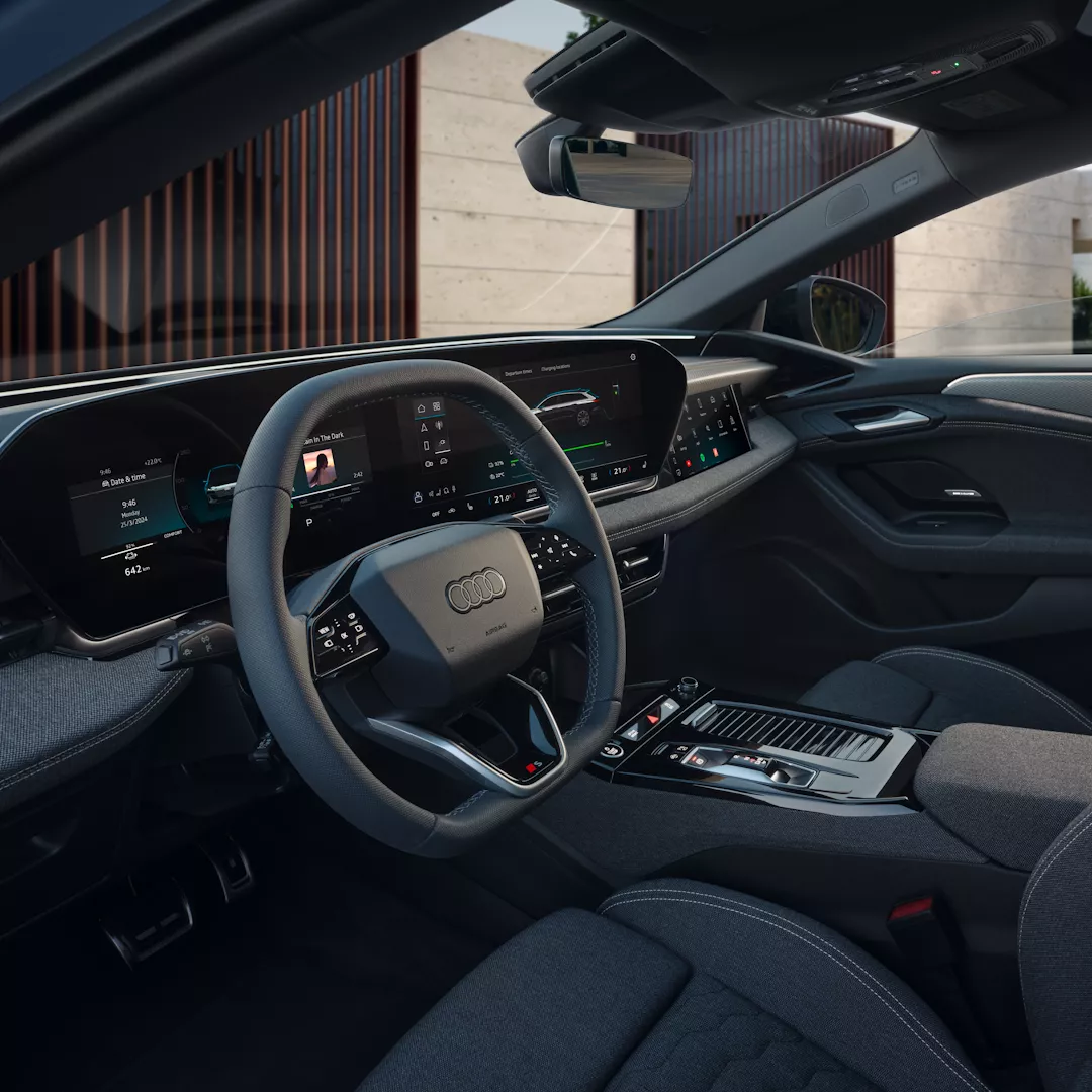 Interiør i en A6 e-tron 