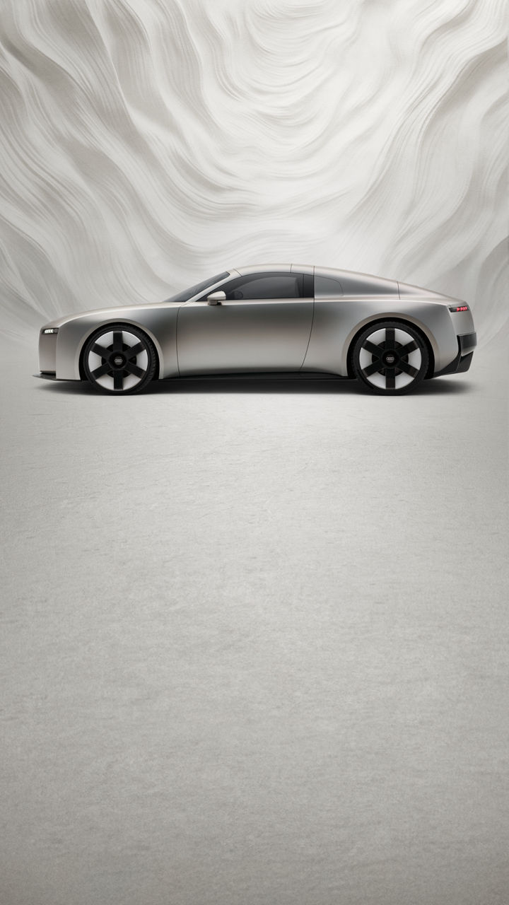 The side view of the new Audi Concept C.