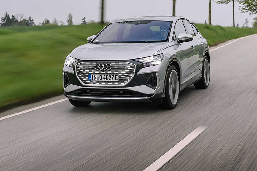 Foto de un Audi Q4 Sportback e-tron