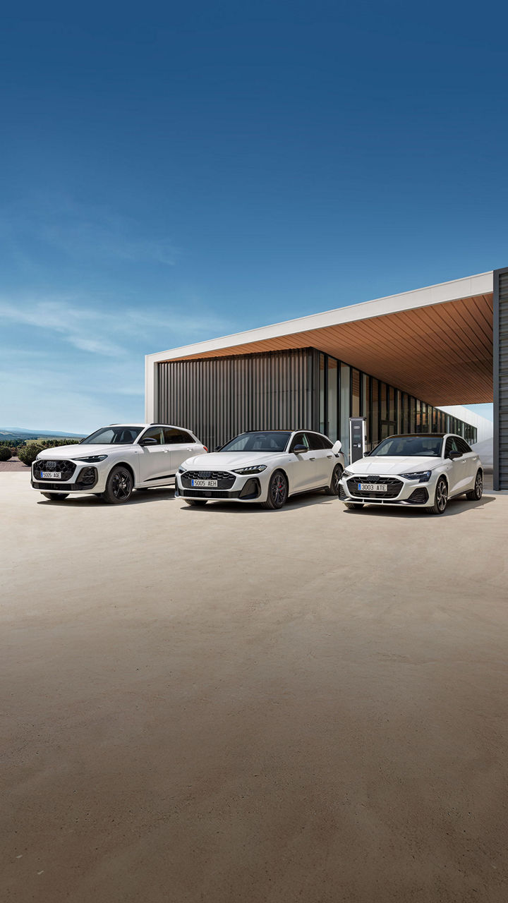 Foto de la nueva oferta de Audi híbrido enchufable. 