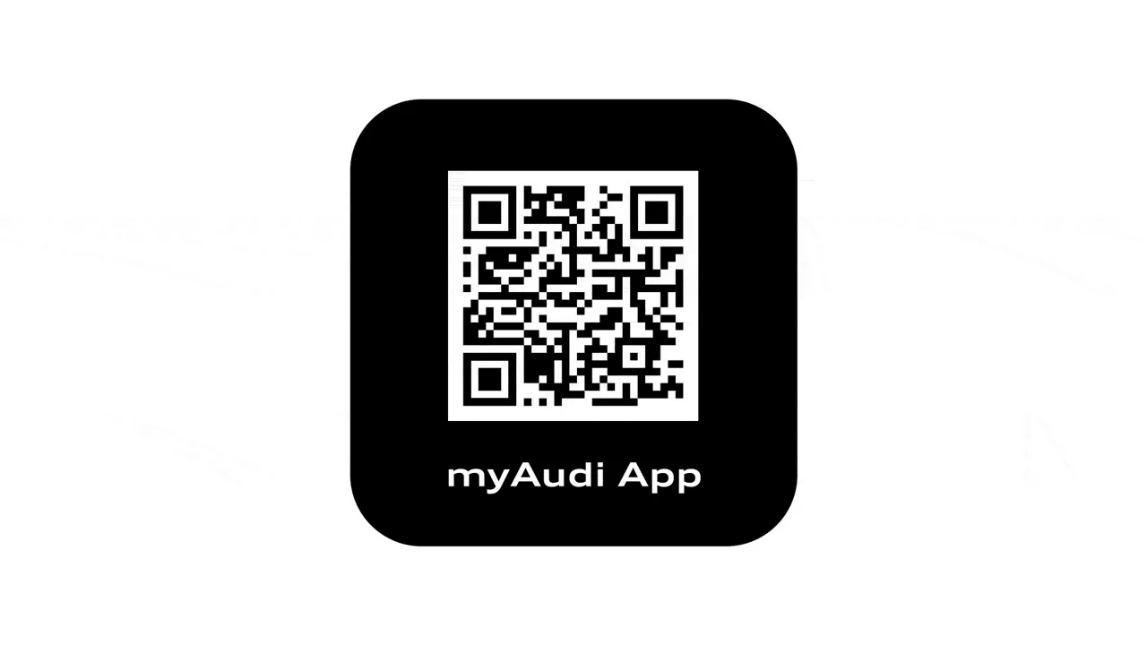 Foto del QR para descargar la app myAudi. 