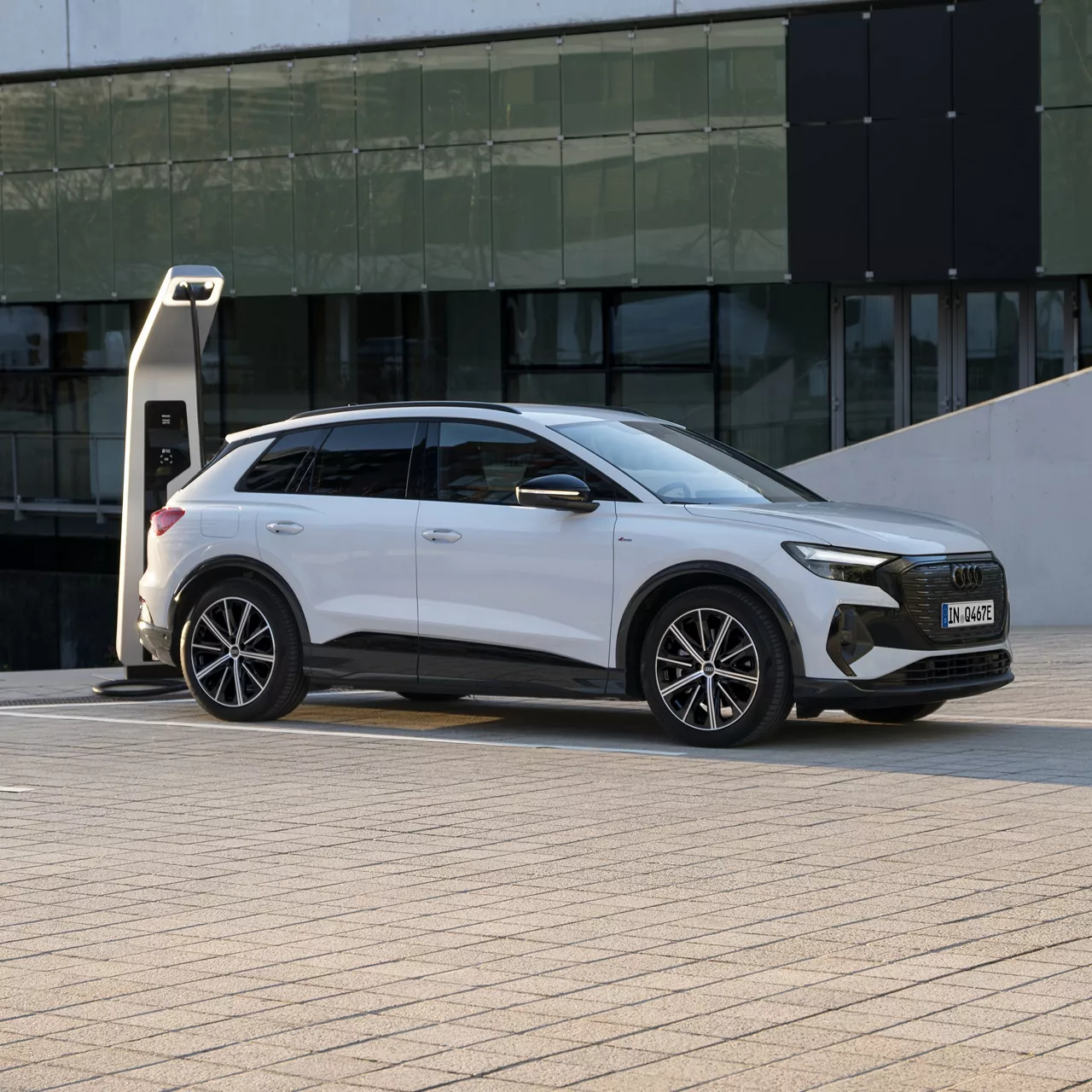 Foto de la carga eléctrica de Audi 
