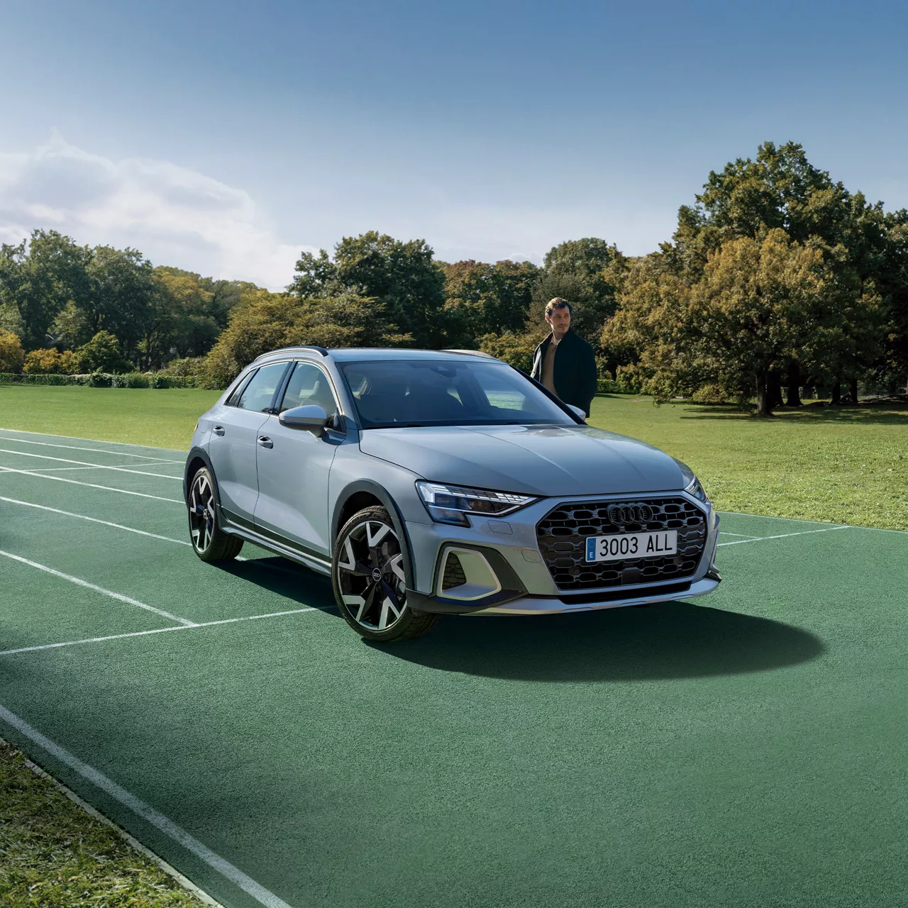 Foto de la oferta de renting de un Audi A3 allstreet. 