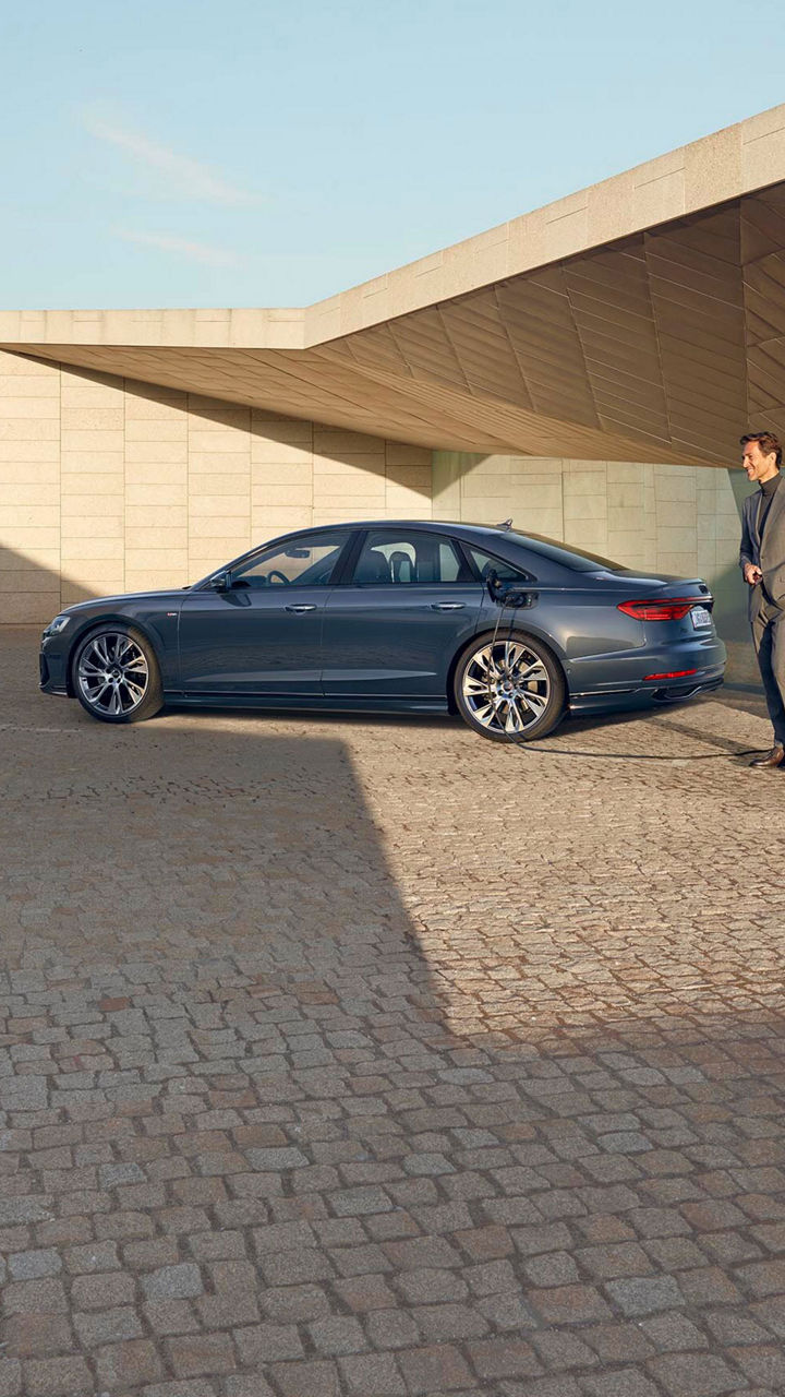 Foto del motor del Audi A8