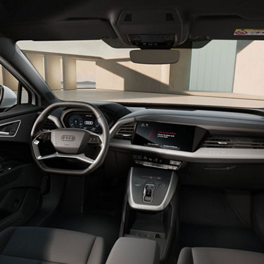 Foto de una oferta del Audi Q4 Advanced e-tron 100% eléctrico. 