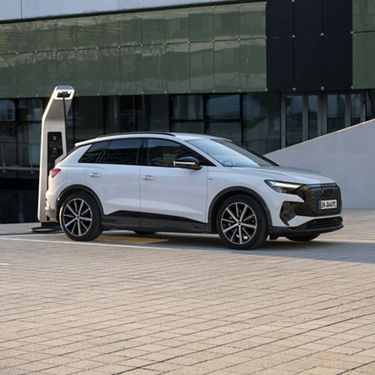 Foto de la velocidad de carga del Audi Q4 Advanced 40 e-tron 100% eléctrico.