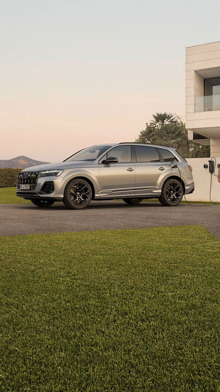 Foto del motor del Audi Q7 TFSIe