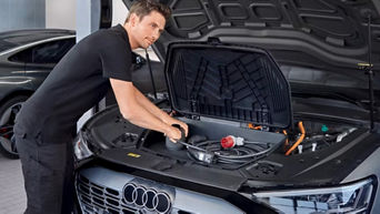 Foto del servicio de mantenimiento de Audi Service. 