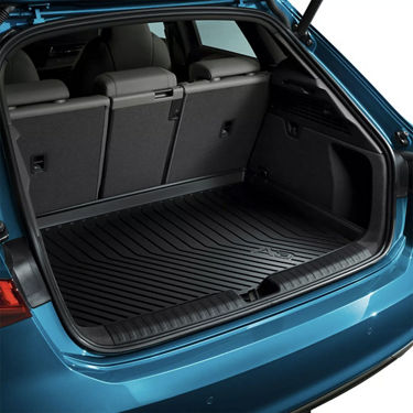 Foto de una bandeja para el maletero de Audi de los de Accesorios Originales Audi. 