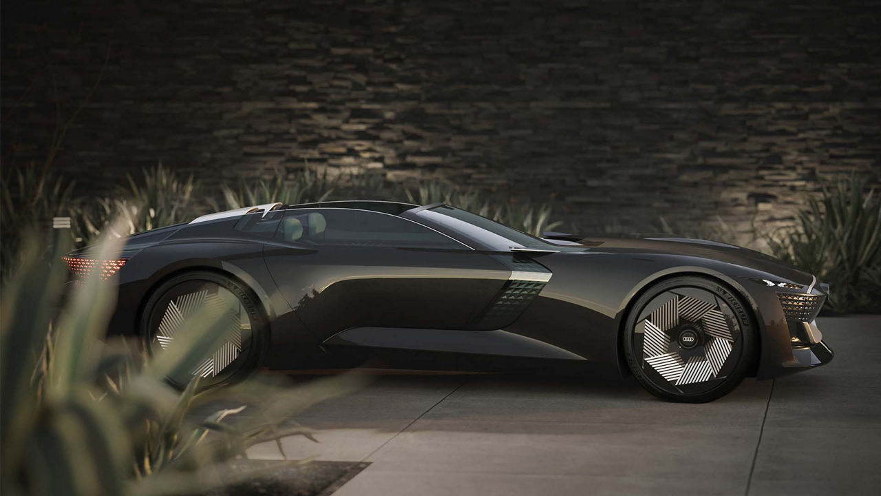 Audi skysphere concept sett fra siden