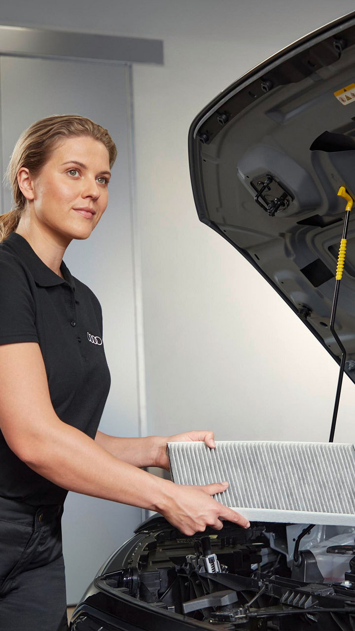 Header for Audi Genuine Air Filter