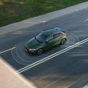 Audi Audi A3 Sportback. dynamiczny widok z boku