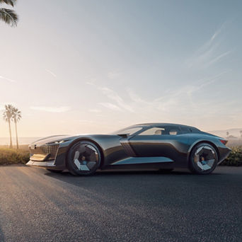  Audi skysphere concept sedd från sidan