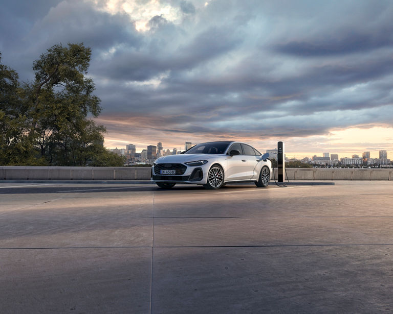 Audi A5 Sportback e-hybrid charging