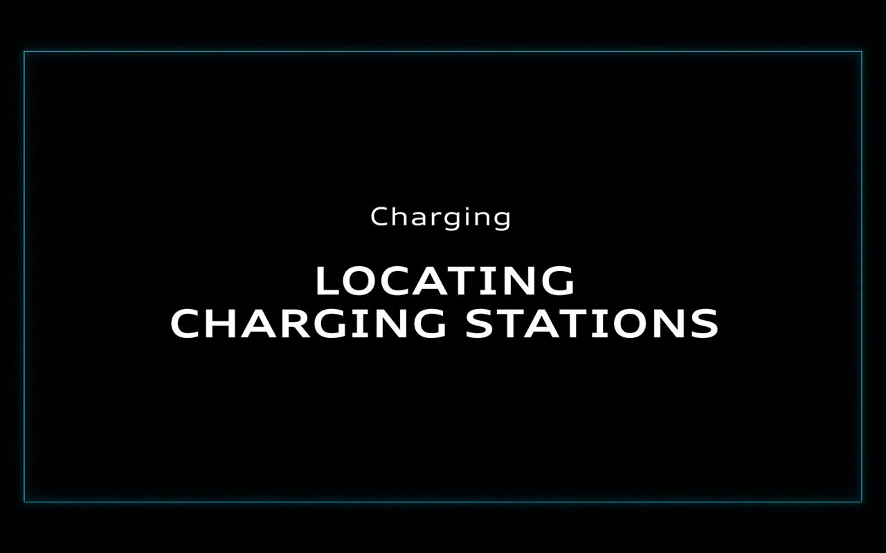 Video that provides information on locating charing stations