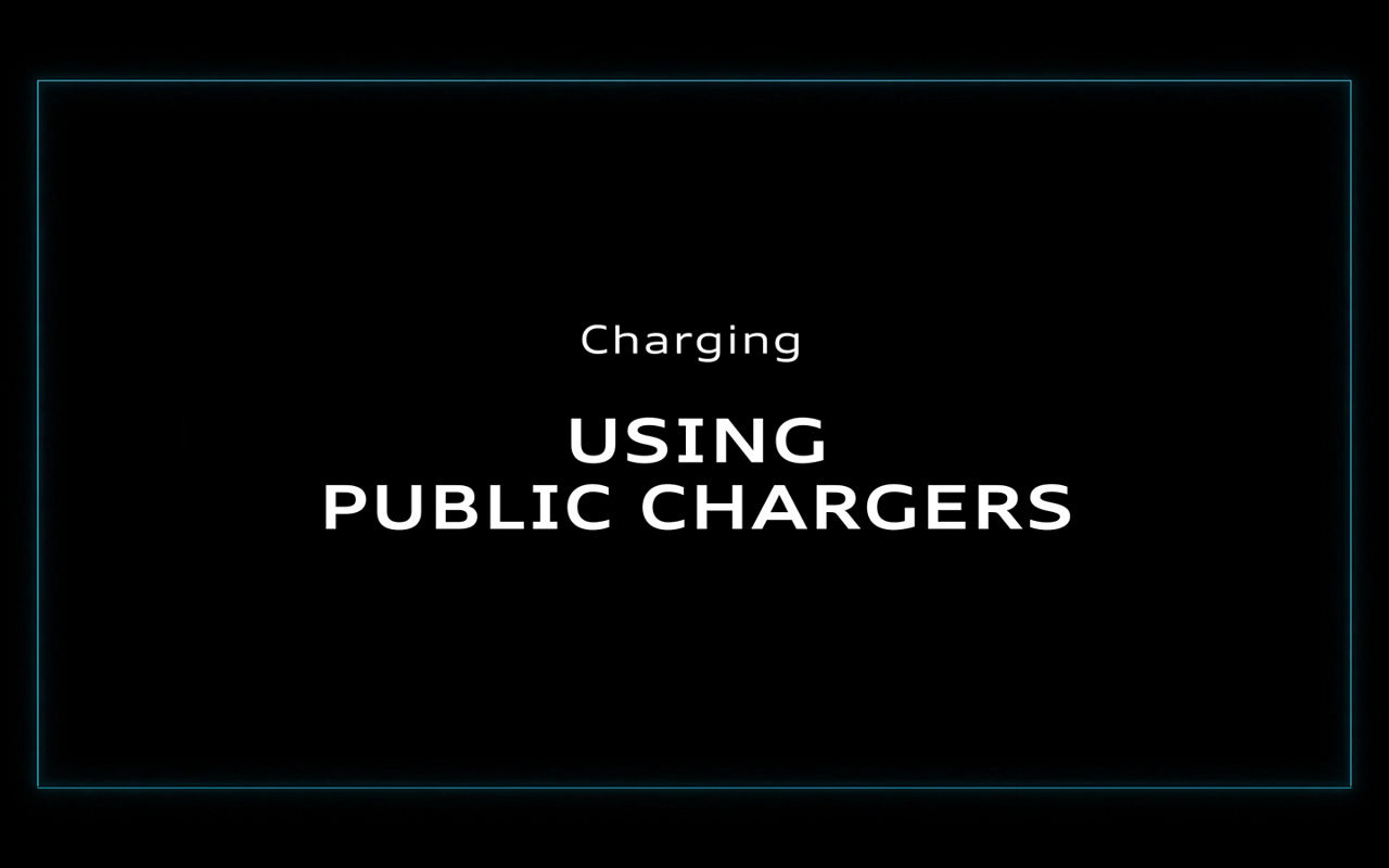 Video that provides information on using public chargers