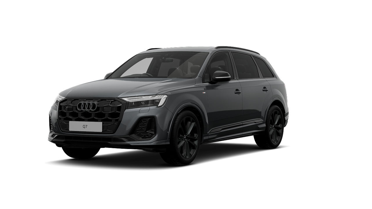 A grey Audi Q7 SUV render