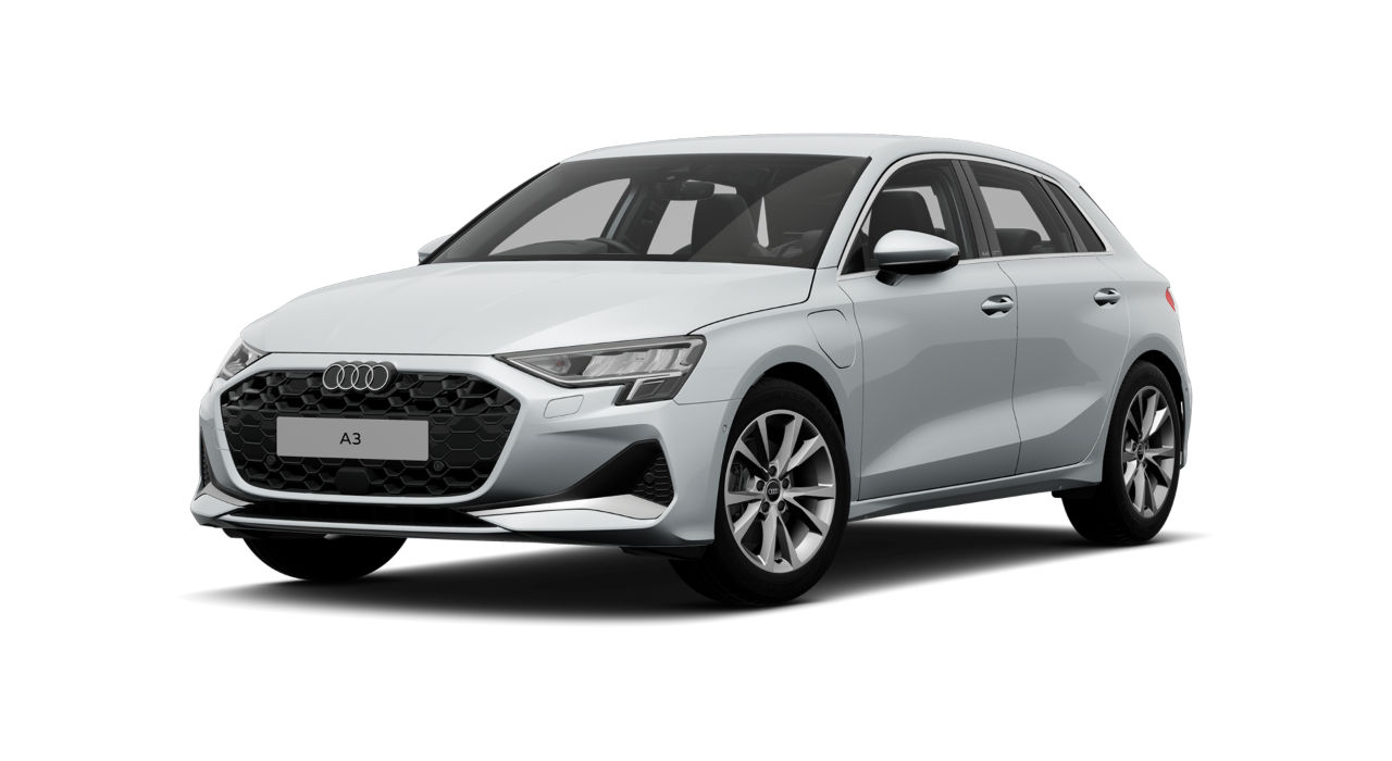 Light grey Audi A3 Sportback Sport 30 TFSI render