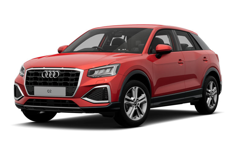 Red Audi Q2 Sport 30 TFSI render