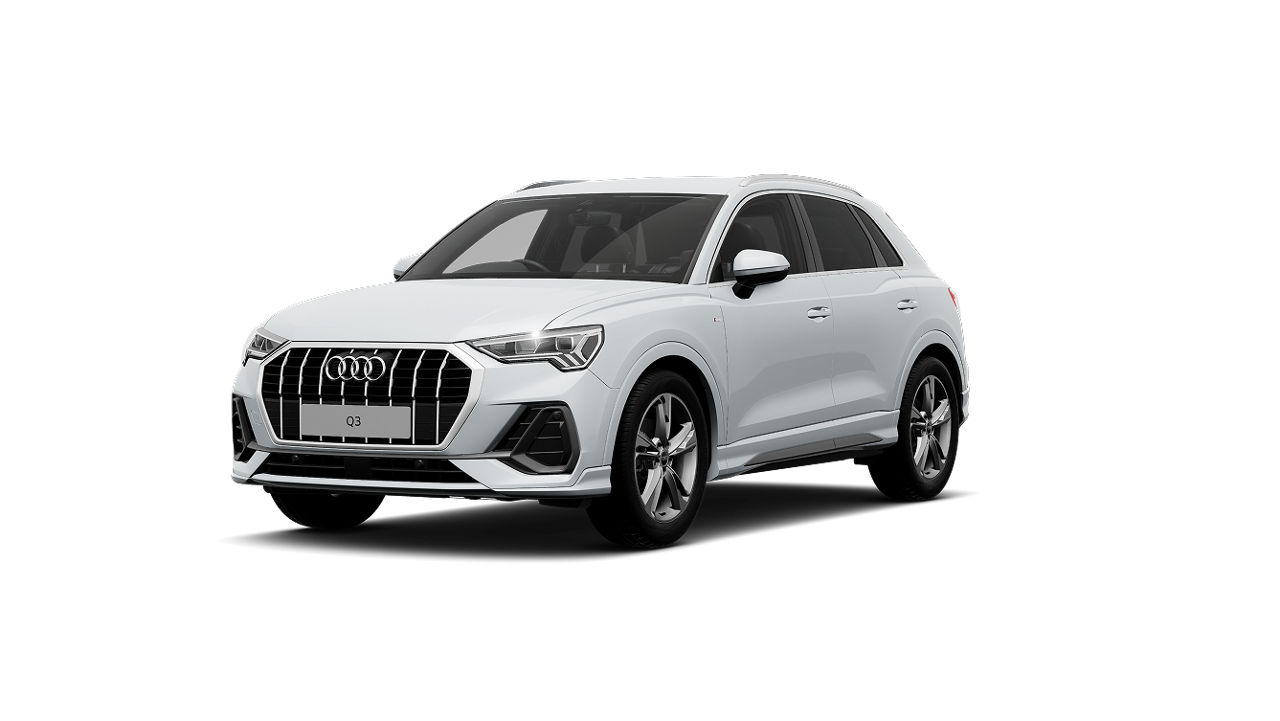 White Audi Q3 S line 35 TFSI S tronic render