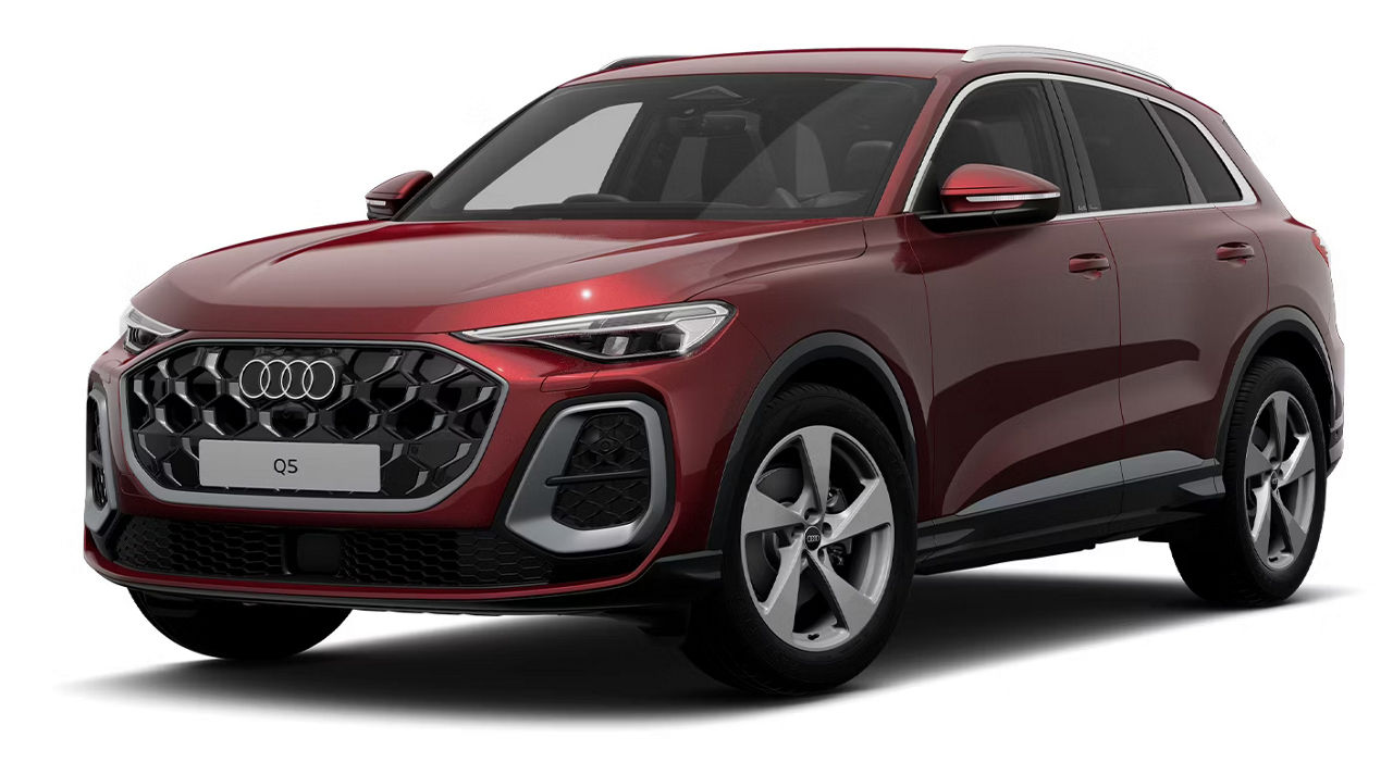 Dark Red Audi Q5 SUV render