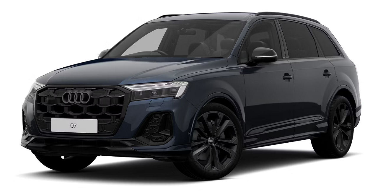 Dark Audi Q7 SUV render