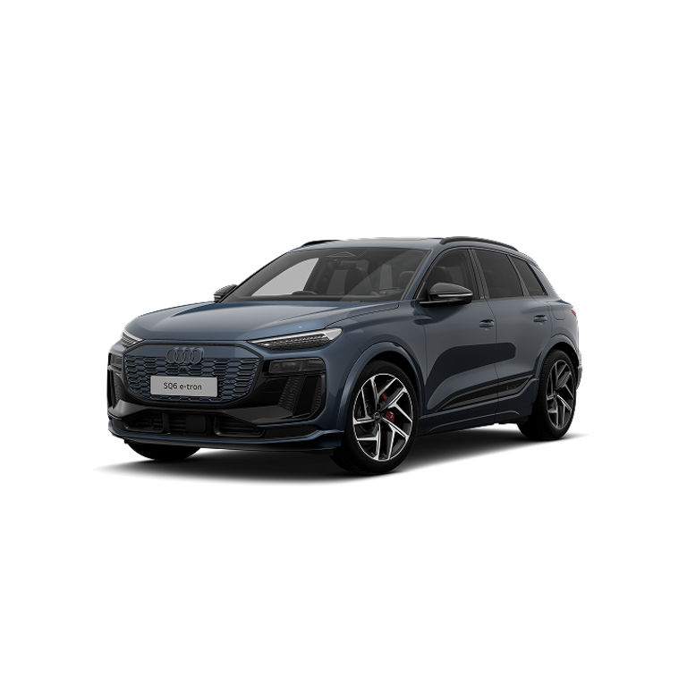 Edition 1 trim of SQ6 e-tron on transparent background.