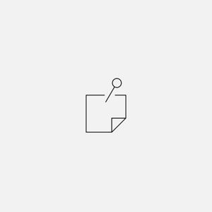 A plain drawing with thin lines of a pin over a piece of paper