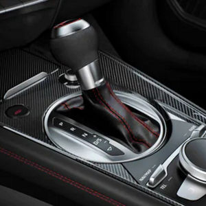 Close up of a gear stick