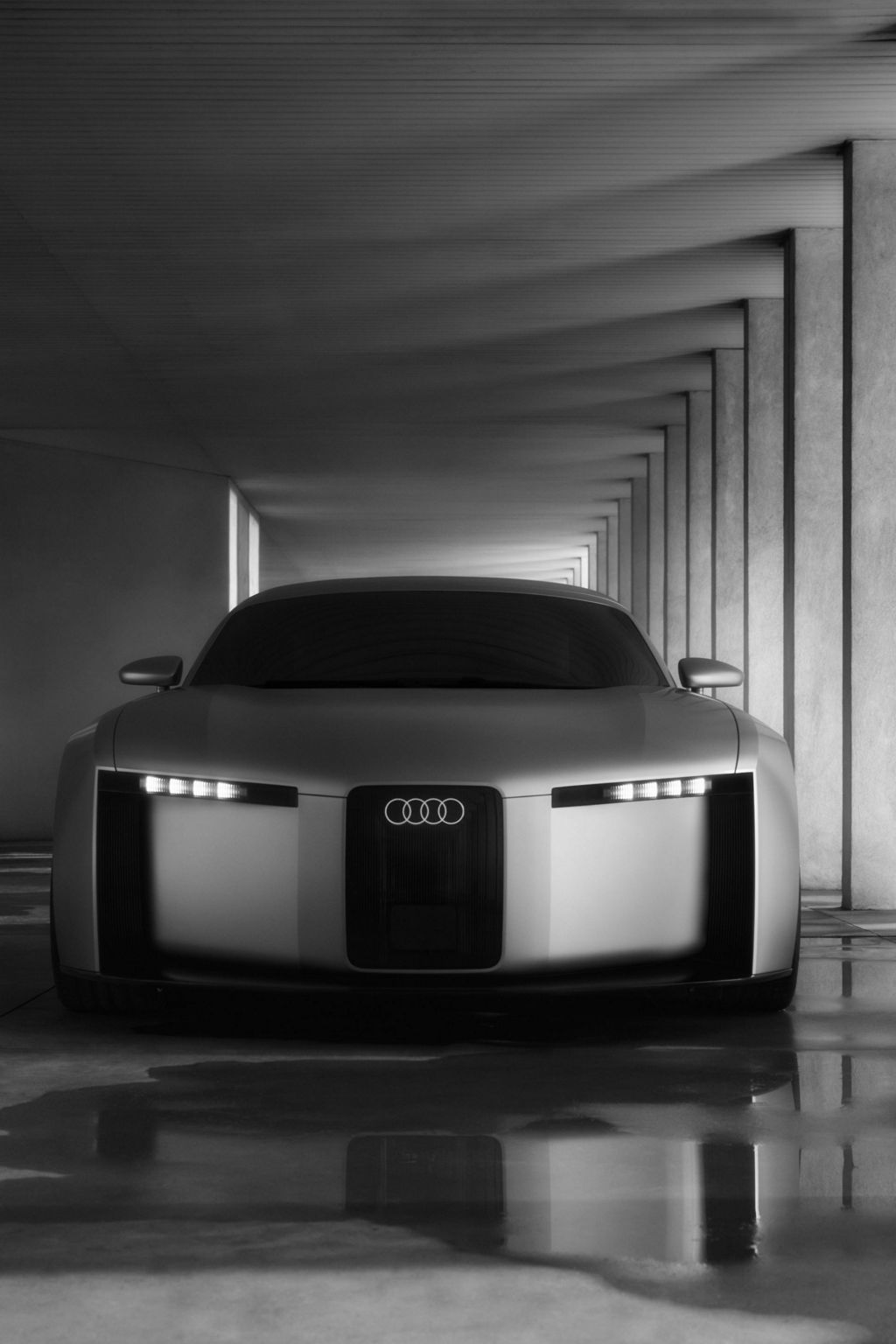 Frontansicht des Audi Concept C.