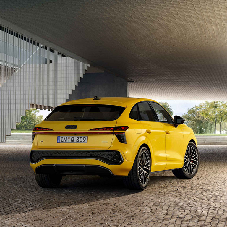 Foto del Audi Q3 Sportback personalizado con Audi exclusive. 