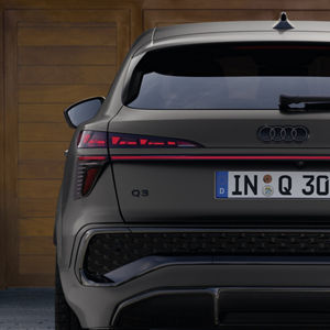 Digital OLED technology with tail light signatures, dynamic flashing light, and light strip.