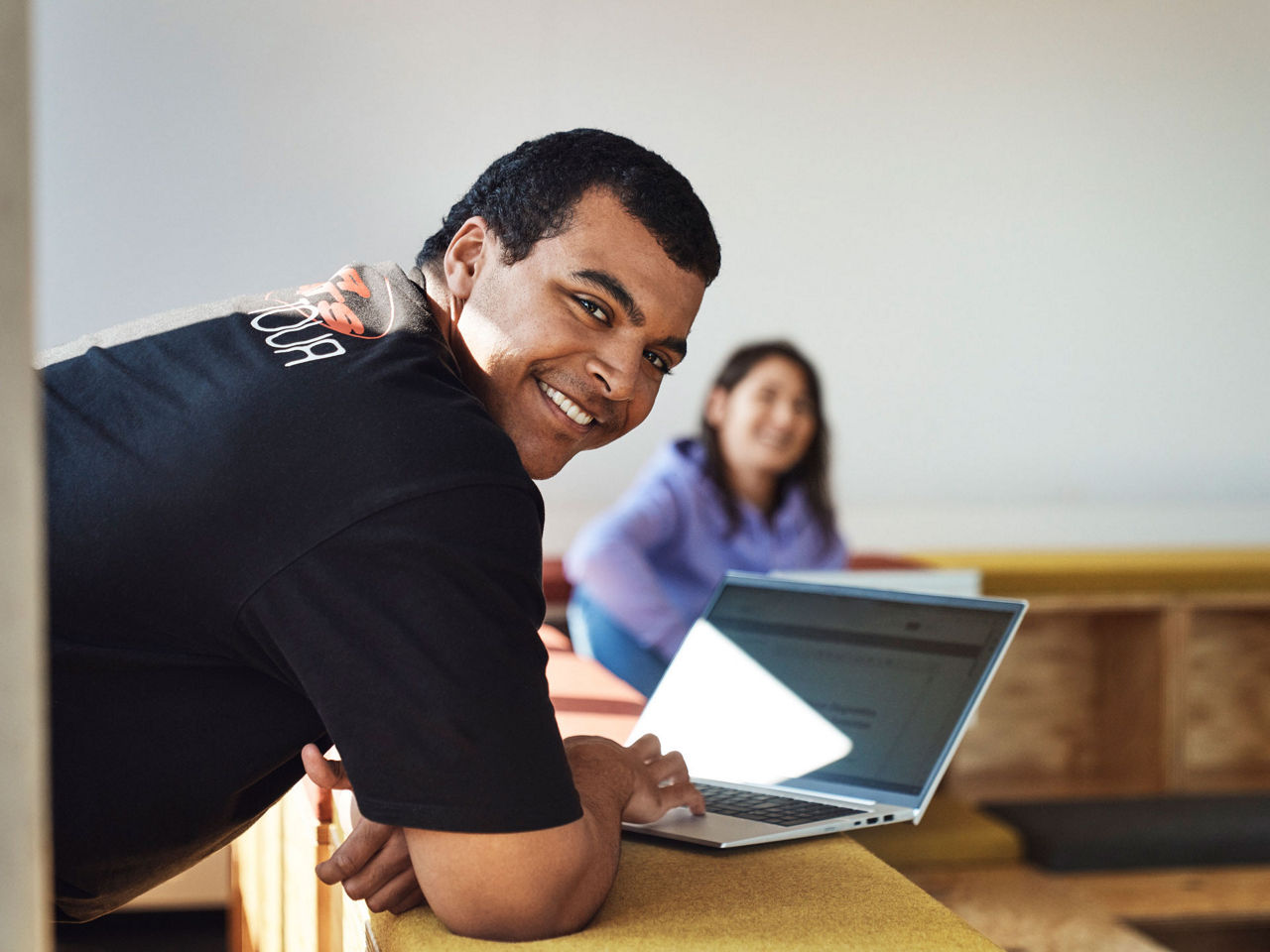 Students at a desk