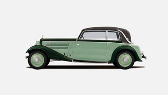 Illustration des Audi Front auf grauem Hintergrund