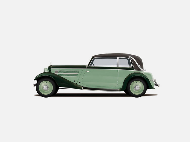 Illustration des Audi Front UW auf grauem Hintergrund