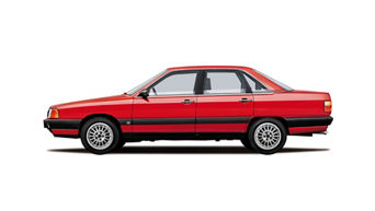 Illustration des Audi 100 (C3)