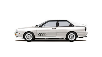 Illustration des Audi quattro