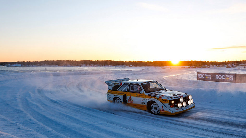 Audi im Schnee